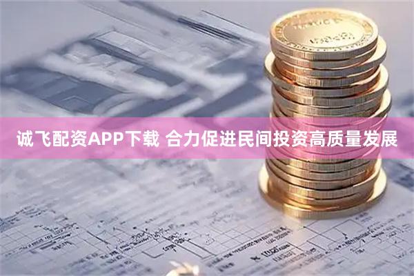 诚飞配资APP下载 合力促进民间投资高质量发展